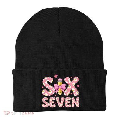 Funny Six Seven 6-7 Meme 67 Teacher  Beanie