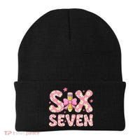 Funny Six Seven 6-7 Meme 67 Teacher  Beanie thumb 0