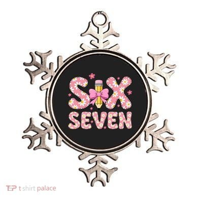 Funny Six Seven 6-7 Meme 67 Teacher  Ornament