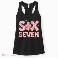 Funny Six Seven 6-7 Meme 67 Teacher  Women's Tank Top thumb 0