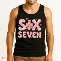 Funny Six Seven 6-7 Meme 67 Teacher  Tank Top thumb 3