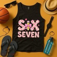 Funny Six Seven 6-7 Meme 67 Teacher  Tank Top thumb 4