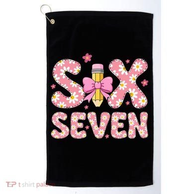 Funny Six Seven 6-7 Meme 67 Teacher  Golf Towel