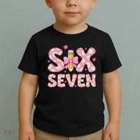 Funny Six Seven 6-7 Meme 67 Teacher  Toddler T-Shirt thumb 2