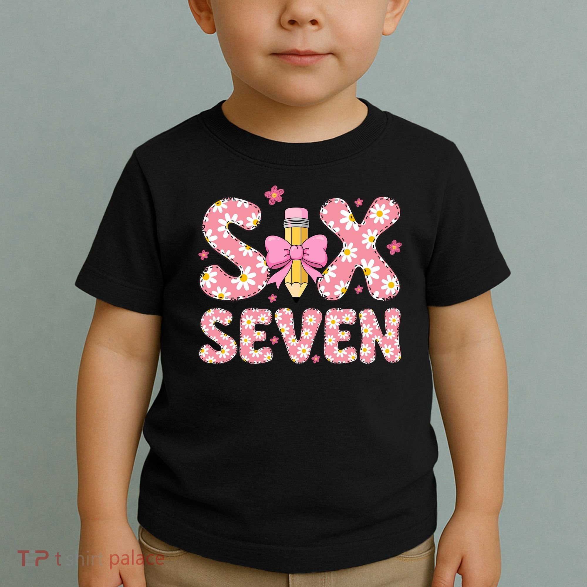 Funny Six Seven 6-7 Meme 67 Teacher  Toddler T-Shirt
