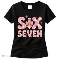 Funny Six Seven 6-7 Meme 67 Teacher  Women's T-Shirt thumb 0