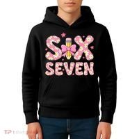 Funny Six Seven 6-7 Meme 67 Teacher  Kids Hoodie thumb 4