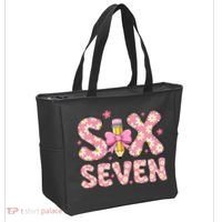 Funny Six Seven 6-7 Meme 67 Teacher  Tote Bag thumb 2