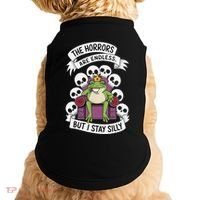 Funny Stay Silly The Horrors Are Endless Meme Remain Silly Doggie Tank thumb 0