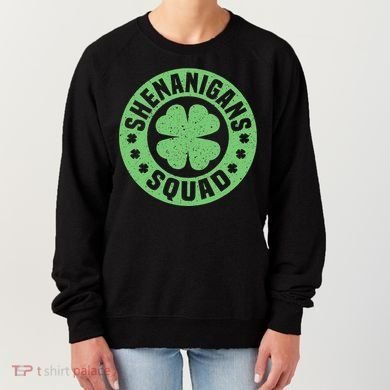 Funny Shenanigans Squad Happy St. Patrick's Day Outfit Women's Sweatshirt
