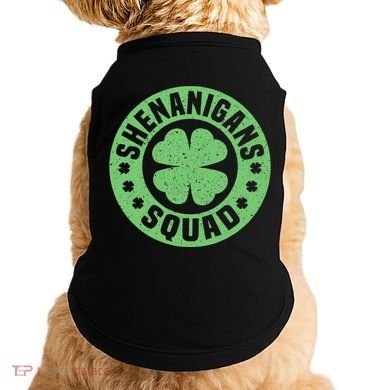 Funny Shenanigans Squad Happy St. Patrick's Day Outfit Doggie Tank