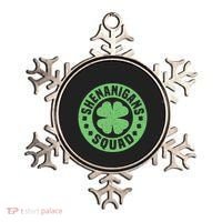Funny Shenanigans Squad Happy St. Patrick's Day Outfit Ornament thumb 0