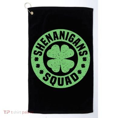 Funny Shenanigans Squad Happy St. Patrick's Day Outfit Golf Towel