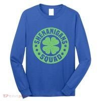 Funny Shenanigans Squad Happy St. Patrick's Day Outfit Long Sleeve Shirt thumb 0