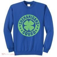 Funny Shenanigans Squad Happy St. Patrick's Day Outfit Sweatshirt thumb 0