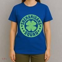 Funny Shenanigans Squad Happy St. Patrick's Day Outfit T-Shirt thumb 4