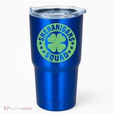 Funny Shenanigans Squad Happy St. Patrick's Day Outfit Tumbler