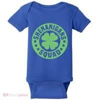Funny Shenanigans Squad Happy St. Patrick's Day Outfit Baby Bodysuit thumb 0