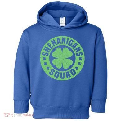 Funny Shenanigans Squad Happy St. Patrick's Day Outfit Toddler Hoodie