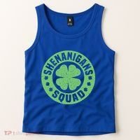 Funny Shenanigans Squad Happy St. Patrick's Day Outfit Tank Top thumb 2