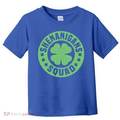 Funny Shenanigans Squad Happy St. Patrick's Day Outfit Toddler T-Shirt