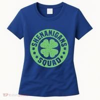 Funny Shenanigans Squad Happy St. Patrick's Day Outfit Women's T-Shirt thumb 0