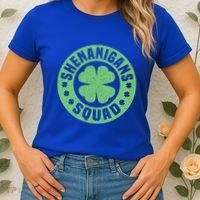 Funny Shenanigans Squad Happy St. Patrick's Day Outfit Women's T-Shirt thumb 2