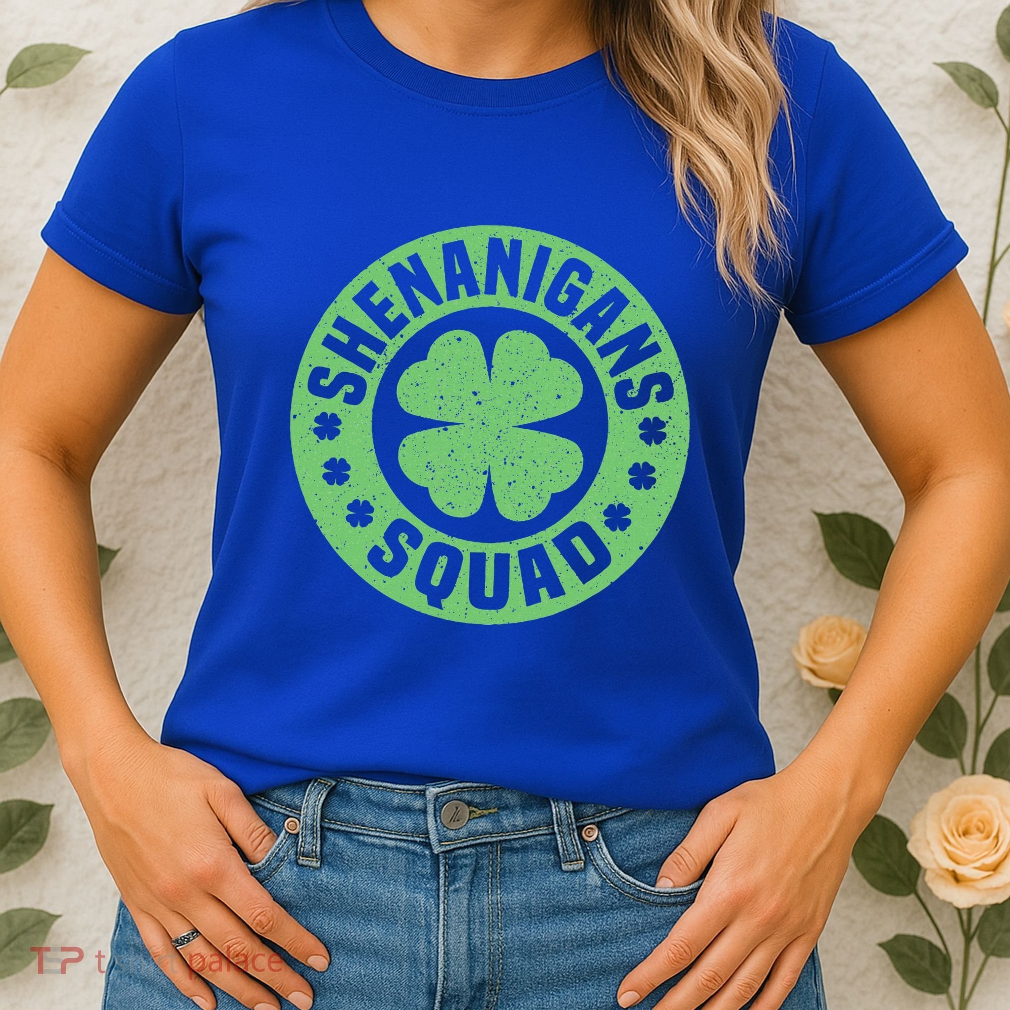Funny Shenanigans Squad Happy St. Patrick's Day Outfit Women's T-Shirt