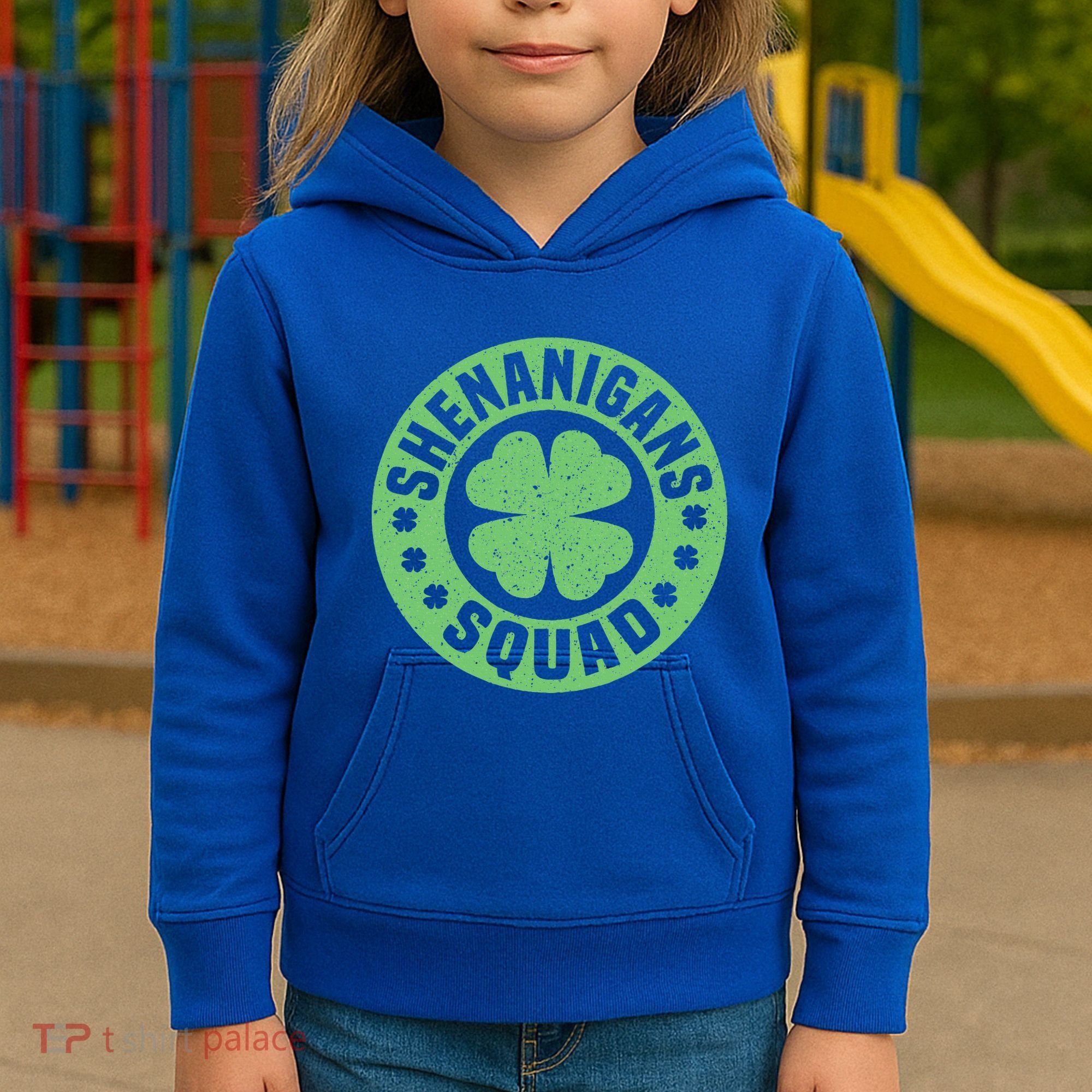 Funny Shenanigans Squad Happy St. Patrick's Day Outfit Kids Hoodie
