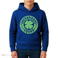Funny Shenanigans Squad Happy St. Patrick's Day Outfit Kids Hoodie thumb 4