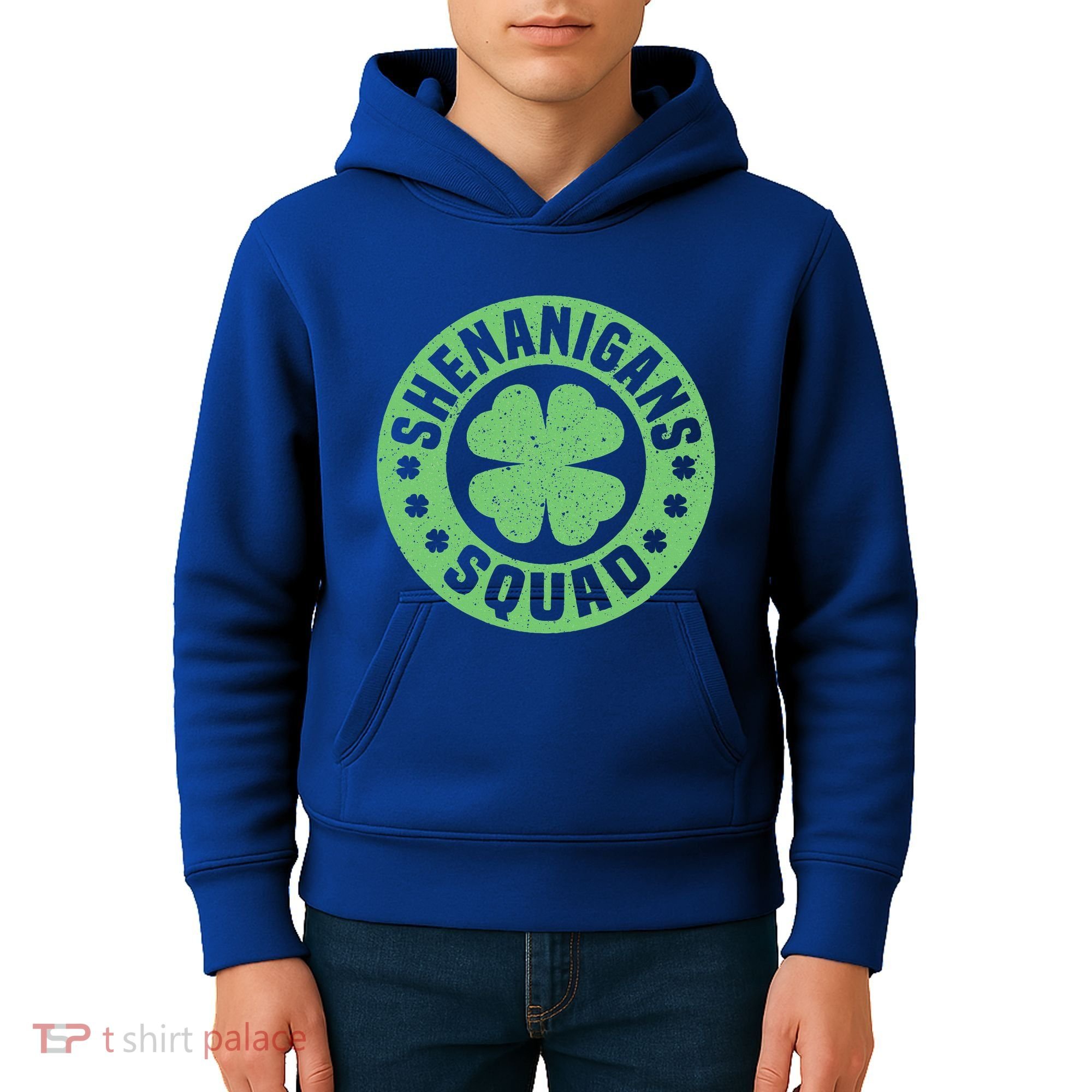 Funny Shenanigans Squad Happy St. Patrick's Day Outfit Kids Hoodie