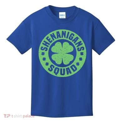 Funny Shenanigans Squad Happy St. Patrick's Day Outfit Kids T-Shirt