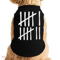 Funny Six Seven 67 Meme Tally Marks 6-7 Numbers Doggie Tank thumb 0
