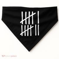 Funny Six Seven 67 Meme Tally Marks 6-7 Numbers USA-Made Doggie Bandana thumb 0