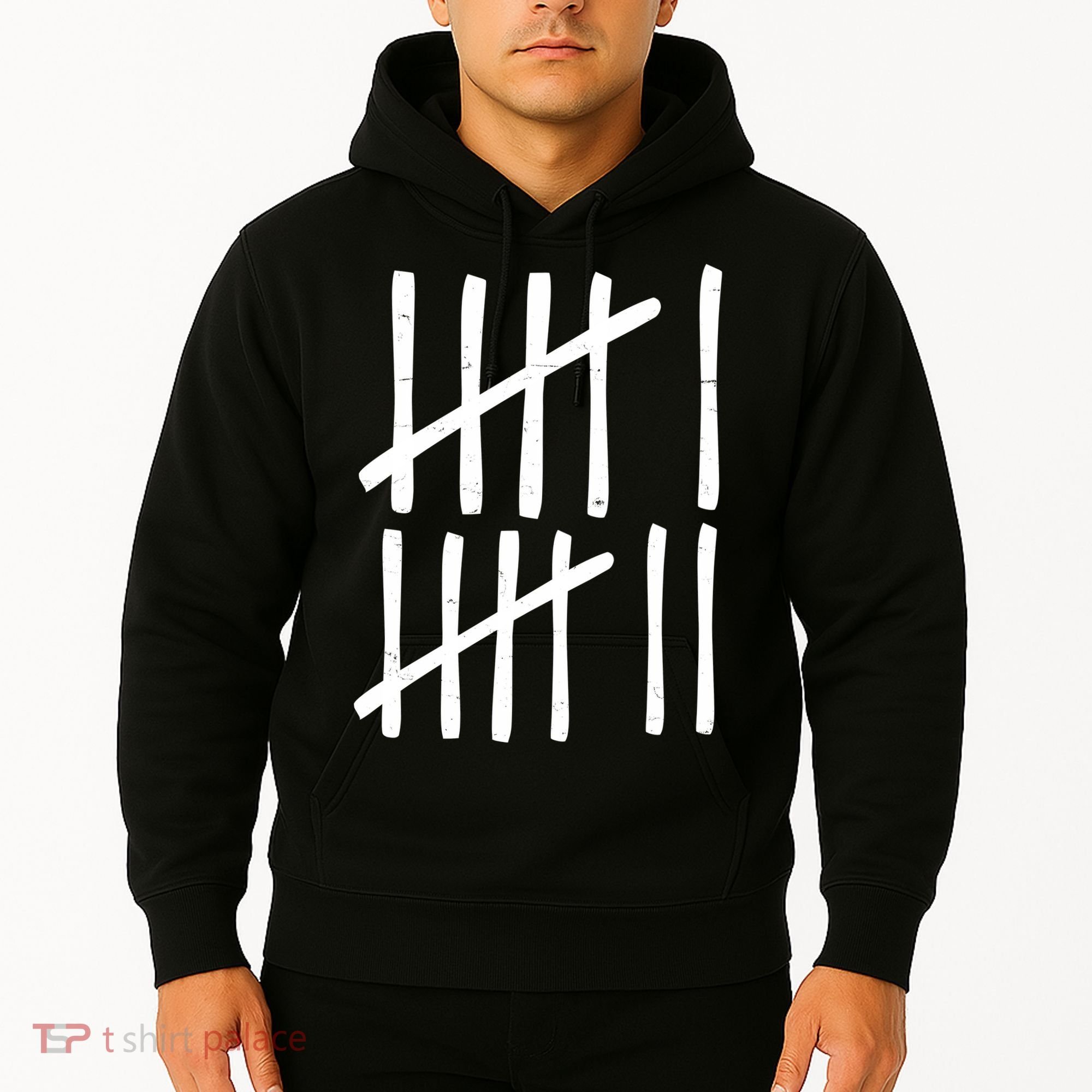 Funny Six Seven 67 Meme Tally Marks 6-7 Numbers Hoodie