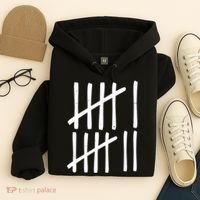 Funny Six Seven 67 Meme Tally Marks 6-7 Numbers Hoodie thumb 4