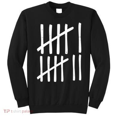 Funny Six Seven 67 Meme Tally Marks 6-7 Numbers Sweatshirt