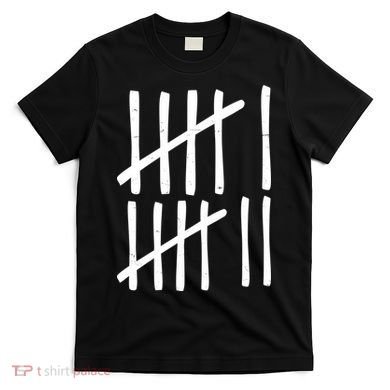 Funny Six Seven 67 Meme Tally Marks 6-7 Numbers T-Shirt