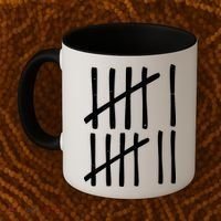 Funny Six Seven 67 Meme Tally Marks 6-7 Numbers Coffee Mug thumb 2