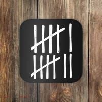 Funny Six Seven 67 Meme Tally Marks 6-7 Numbers Coaster thumb 0