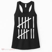 Funny Six Seven 67 Meme Tally Marks 6-7 Numbers Women's Tank Top thumb 0