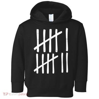 Funny Six Seven 67 Meme Tally Marks 6-7 Numbers Toddler Hoodie