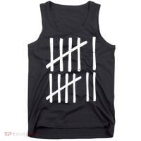 Funny Six Seven 67 Meme Tally Marks 6-7 Numbers Tank Top thumb 0