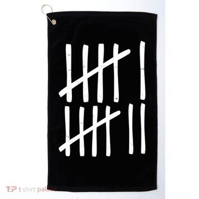 Funny Six Seven 67 Meme Tally Marks 6-7 Numbers Golf Towel
