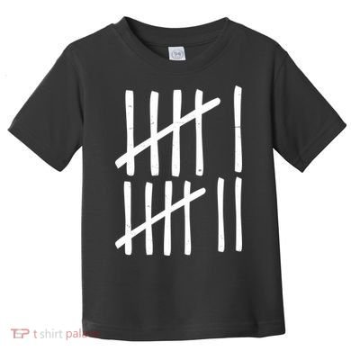 Funny Six Seven 67 Meme Tally Marks 6-7 Numbers Toddler T-Shirt