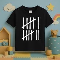 Funny Six Seven 67 Meme Tally Marks 6-7 Numbers Toddler T-Shirt thumb 3