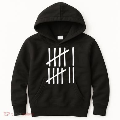 Funny Six Seven 67 Meme Tally Marks 6-7 Numbers Kids Hoodie