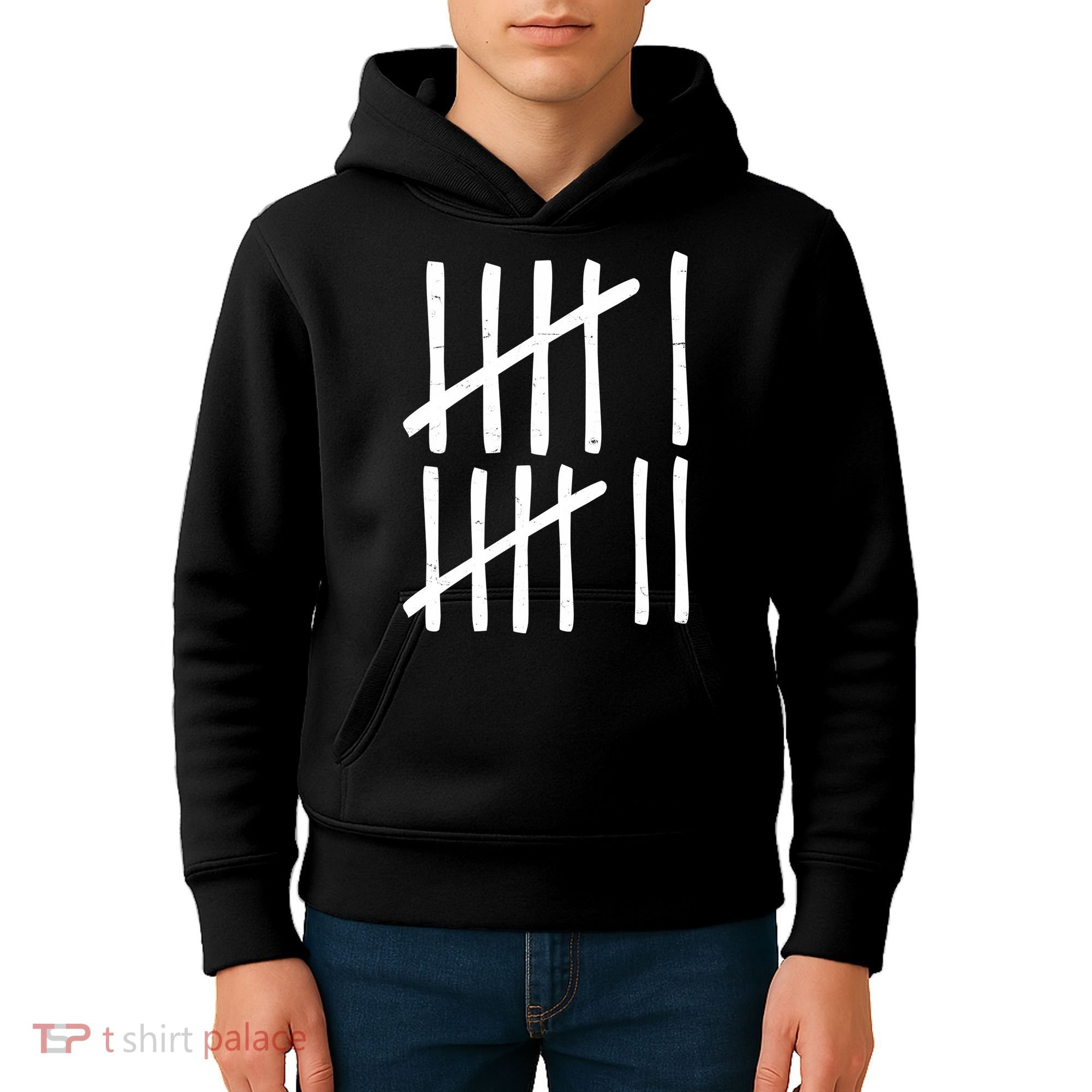 Funny Six Seven 67 Meme Tally Marks 6-7 Numbers Kids Hoodie