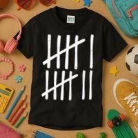 Funny Six Seven 67 Meme Tally Marks 6-7 Numbers Kids T-Shirt thumb 3