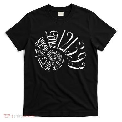 Fibonacci Sequence Spiral T-Shirt